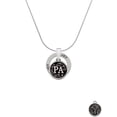 thumbnail image 2 of Delight Jewelry Silvertone Medical Assistant Caduceus Seal - PA Joy Ring Charm Necklace, 18", 2 of 4