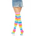 thumbnail image 3 of Leg Avenue Acrylic Neon Rainbow Thigh Highs 6600, 3 of 5