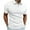 White, variant on Mens Plus Size Shirts Men Casual Solid Turndown Pullover Stripe High Elastic Short Sleeve Blouse