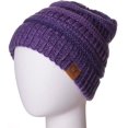 thumbnail image 3 of Emmalise Unisex Soft Stretch Cable Knit Winter Beanie Hat Cap, 3 of 3
