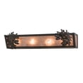thumbnail image 2 of Meyda Tiffany 156119 Oak 24" Wide Vanity Light - Bronze, 2 of 5