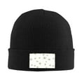thumbnail image 3 of ZICANCN Bees Design Nature Tuque en Tricot, Bonnet d'Hiver Doux et Chaud Classique pour Hommes Femmes, Noir, 3 of 6
