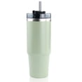 thumbnail image 3 of Botella de vacío de gran capacidad aislada de café leche taza de té ejercicio jogging de acero inoxidable Taza con tapa transparente Home Green 600ml Advancent HA011613-09B, 3 of 7