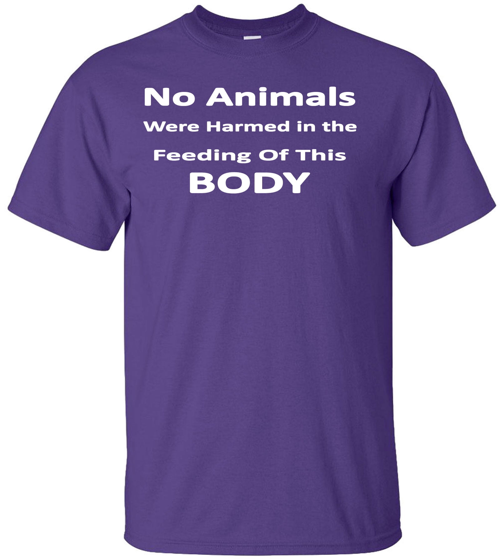 No Animals Harmed in Making This Body Vegan Short-Sleeve Unisex T-Shirt Sport Grey 