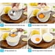 thumbnail image 5 of Abrebotellas para huevos 304, cortador de huevos de acero inoxidable, separador de proteínas, utensilios de cocina simples para huevos cocidos (plata), 5 of 5