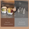 thumbnail image 2 of Distributeur de Nourriture Rotatif Seau à Riz Réservoir de Stockage de Riz Conteneur de Grains Scellé Boîte de Rangement pour Maison et Cuisine, 2 of 5