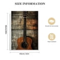 thumbnail image 2 of ARISTURING   Acoustic Guitar Canvas Prints Music Wall Art Retro Guitar Picture Painting Vintage Artwork Home Office Living Room Bedroom Decor Stretched and Framed Ready to Hang 16x20 in, 2 of 5