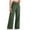 Army Green, variant on HAPIMO Elastic Waist Activewear Trousers Loose Pants Pockets for Women Full Length Pants Casual Slacks Sweatpants Fashion Solid Color Pants Workout Green L