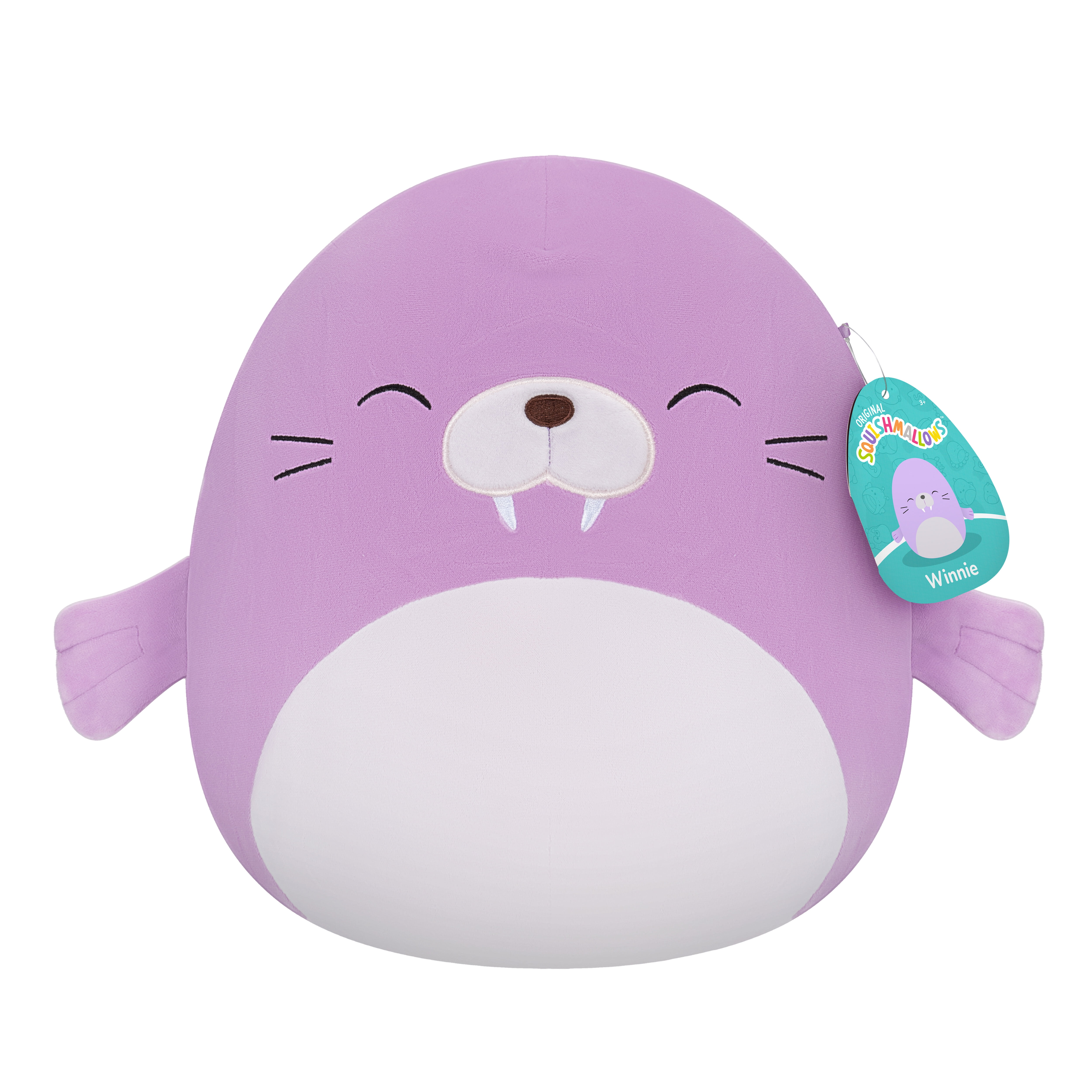 (2 pack) Squishmallows Official 12 inch Winnie the Purple Walrus - Child's Ultra Soft Stuffed Plush Toy