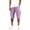 Purple_003, variant on Domuza Cargo Shorts for Men Casual Summer Hiking Pants Drawstring Elastic Waist Big and Tall Knee Length Multi-Pockets Bermuda Shorts Black S