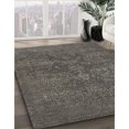 thumbnail image 2 of Ahgly Company Indoor Square Mid-Century Modern Taupe Brown Oriental Area Rugs, 3' Square, 2 of 6