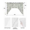 thumbnail image 5 of Farmhouse Flower Swag Valances for Windows, Small Curtains Drapes, Botanical Vintage Fruit Green Leaf Kitchen Window Curtains Over Sink Window Treatment Valance for Bedroom/Bathroom 56"x36", 5 of 5