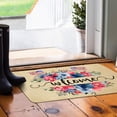 thumbnail image 3 of 4th of July Door Mat,American Flag Flower Indoor Outdoor Non-Slip Patriotic Summer Doormat,Entryway Front Porch Fourth of July Independence Day Welcome Door Mats for Entrance Decor 30" x 17", 3 of 6