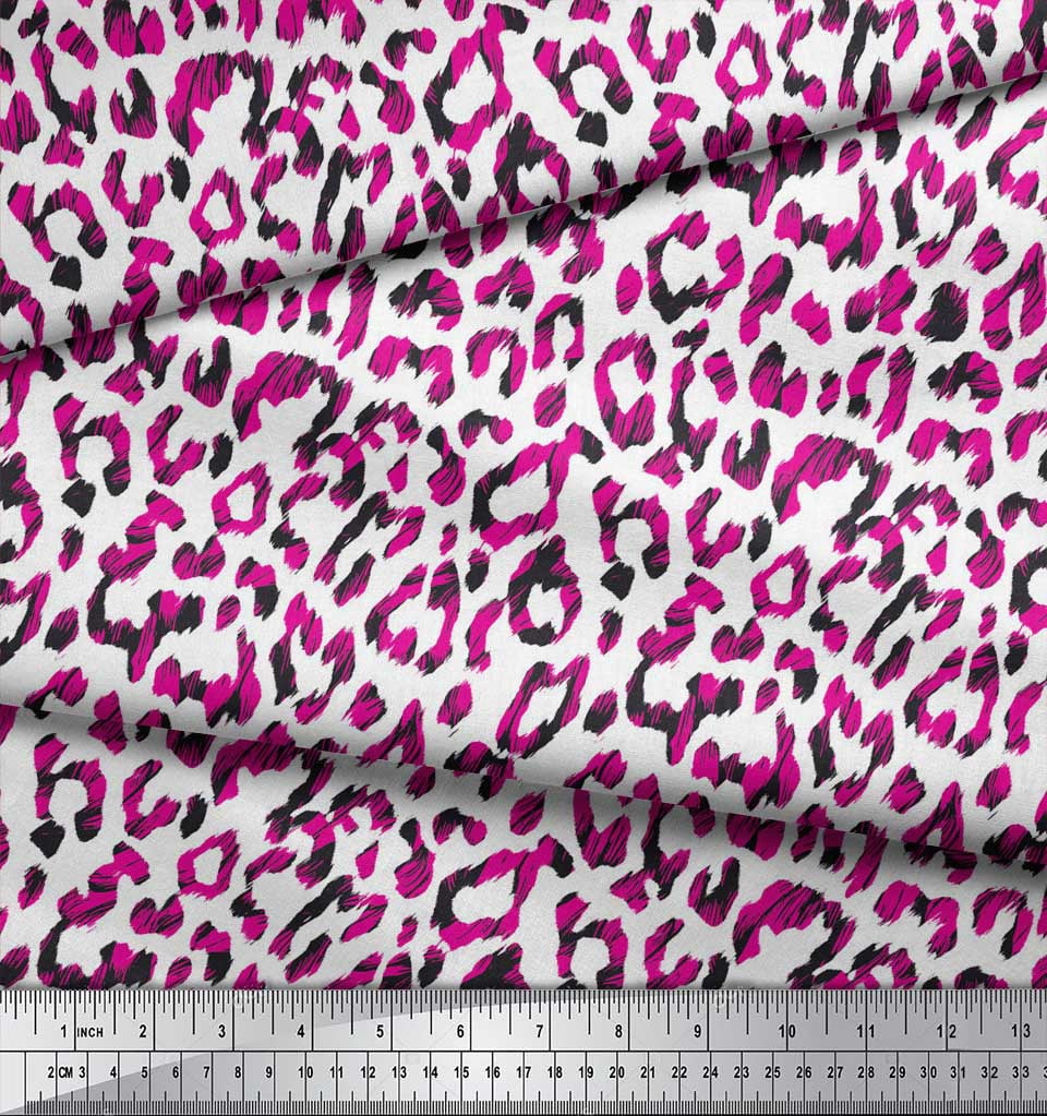 Soimoi Blue Poly Georgette Fabric Leopard Animal Skin Printed Fabric 1 Yard 42 Inch Wide 81fdadcb 87b7 444d Baa7 9f2470e35366.61f3e0e341e9dd3f62682b6665f442dc