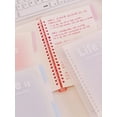 thumbnail image 3 of 1pc Non-Slip Transparent Cover Colorful Loose-Leaf Notebook With Replaceable Pages, Suitable For Student's Study And Office Daily Use, 3 of 5