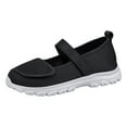 thumbnail image 4 of Mepaouo Women's Mary Jane Walking Shoes Comfortable Knit Slip on Dress Flats Working Nurse Diabetic Shoes, 4 of 5
