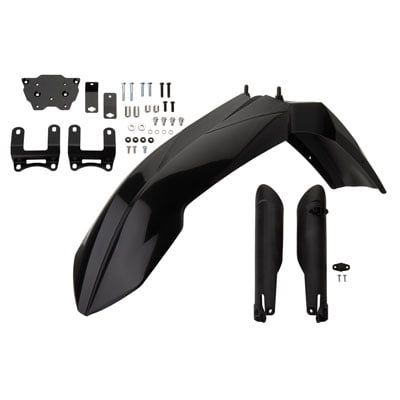 Tusk High Fender Kit Black - Fits: KTM 1290 Super Adventure R 2017-2020