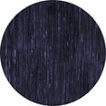 thumbnail image 1 of Ahgly Company Machine Washable Indoor Round Oriental Blue Modern Area Rugs, 3' Round, 1 of 4
