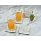 thumbnail image 2 of Set de posavasos STORE INDYA, cuadrados de madera, con soporte, blanqueados, 2 of 5
