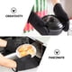 thumbnail image 4 of 1 conjunto de guantes de mitts no hilados resistentes al calor mitts mitts guantes aislantes de calor para la cocina, 4 of 4