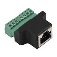 thumbnail image 1 of DVR Ethernet Connector, RJ45 Female Jack to 8 Pin Screw Terminal Connector, 1 of 4