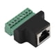thumbnail image 1 of DVR Ethernet Connector, RJ45 Female Jack to 8 Pin Screw Terminal Connector, 1 of 4