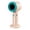 Blue, variant on Partheme Portable Handheld Fan USB Rechargeable with 6 Speeds Digital Display, Mother's Day Gift for Women, 4th of July Parade Outdoor Cooling Essential, Purple