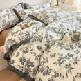 thumbnail image 1 of Sanrio Cartoon Hello Kitty Pure Cotton Four-piece Set Cute Princess Style Bed Sheet Quilt Cover Pillowcase Three-piece Gift Set RJ, 1 of 7