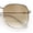 Silver - Brown, variant on Womens Nerdy Oversized Rectangle Metal Rim Fashion Sunglasses Black - Blue Beige