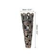 thumbnail image 2 of Uxcell 23mm Corsage Decorative Holder Brooch Pin Vase Pocket Boutonnieres Holder Copper 8 Pcs, 2 of 5