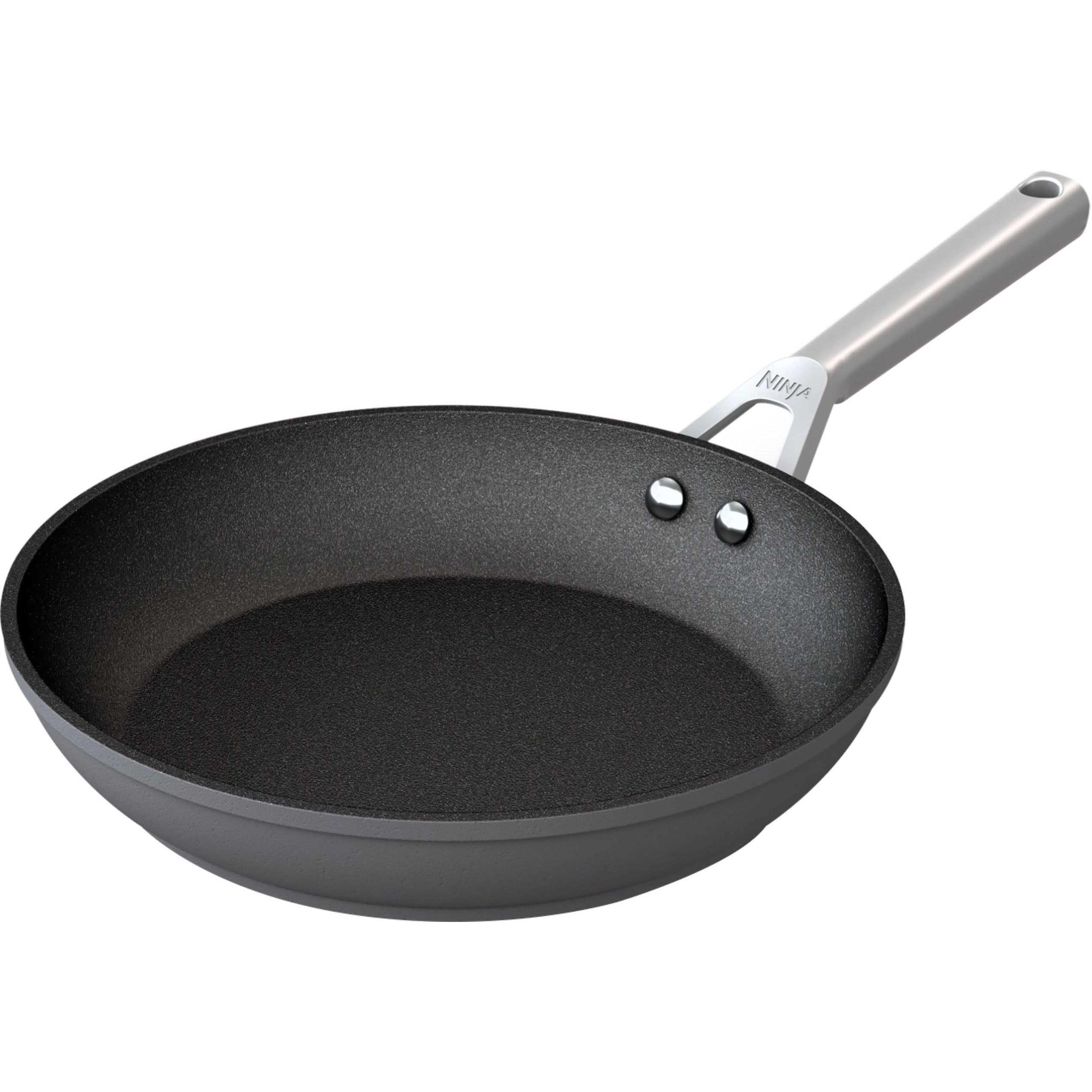 Ninja C30130 Foodi NeverStick Premium 3-Quart Sauté Pan with Glass Lid,  Hard-Anodized, Nonstick, Durable & Oven Safe to 500°F, Slate Grey