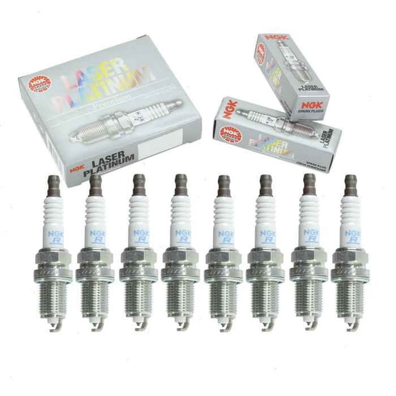 8 pc NGK Laser Platinum Spark Plugs compatible with Toyota Sequoia 4.7L V8 2005-2009