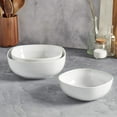 thumbnail image 5 of Denmark Tools for Cooks 3 Piece White Soft Square Serving Bowls, 5 of 6
