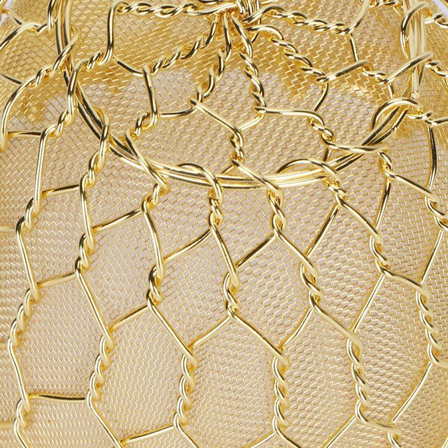 Infuseur à Thé, Maille Fine et Dense Longue Poignée Design Infuseur à Thé en Cuivre Doré, pour la Maison de Salon