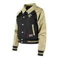 thumbnail image 2 of Women's New Era Black New Orleans Saints Coaches Raglan Full-Snap Jacket, 2 of 3