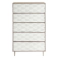 thumbnail image 3 of Vespera 5-Drawer Chest Oak White, 3 of 7