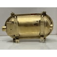 thumbnail image 4 of Solid Brass Oval Marine Bulkhead – Waterproof Cage Light – Nautical Wall Sconce, 4 of 4