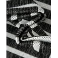 thumbnail image 3 of Unique Loom Outdoor Modern Collection Area Rug - Achromatic (4' 1" Round Black and White), 3 of 6