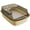 Jasmine Yellow, variant on Yiran Thickened Semi Enclosed Splash Proof Cat Litter Box, Peach Pink, Extra Large Size