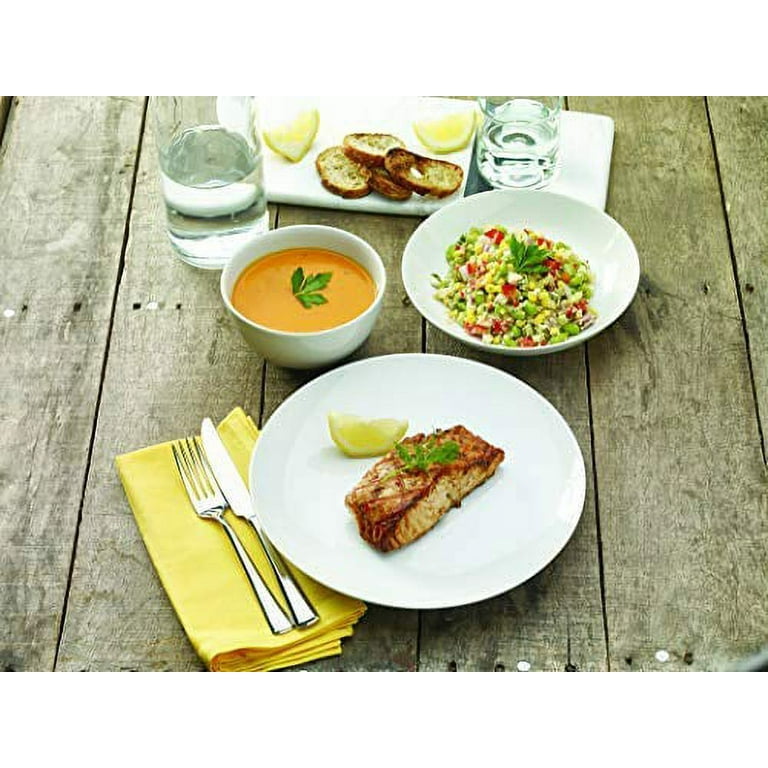 Denmark Tools for Cooks 12-Piece White Porcelain Dinnerware Set - Service  for 4 