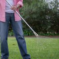 thumbnail image 3 of Raindrops Dethatching Rake For Lawn Care Stainless Steel Rake With Flat Teeth 1Pcs, 3 of 5