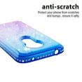 thumbnail image 4 of FIEWESEY For Motorola G7 Play Phone Case Moto G7 Play Glitter Case Sparkle Glitter Flowing Liquid Quicksand with Shiny Bling Diamond Women Girls Cute Phone Case For Motorola G7 Play - Blue+Purple, 4 of 6