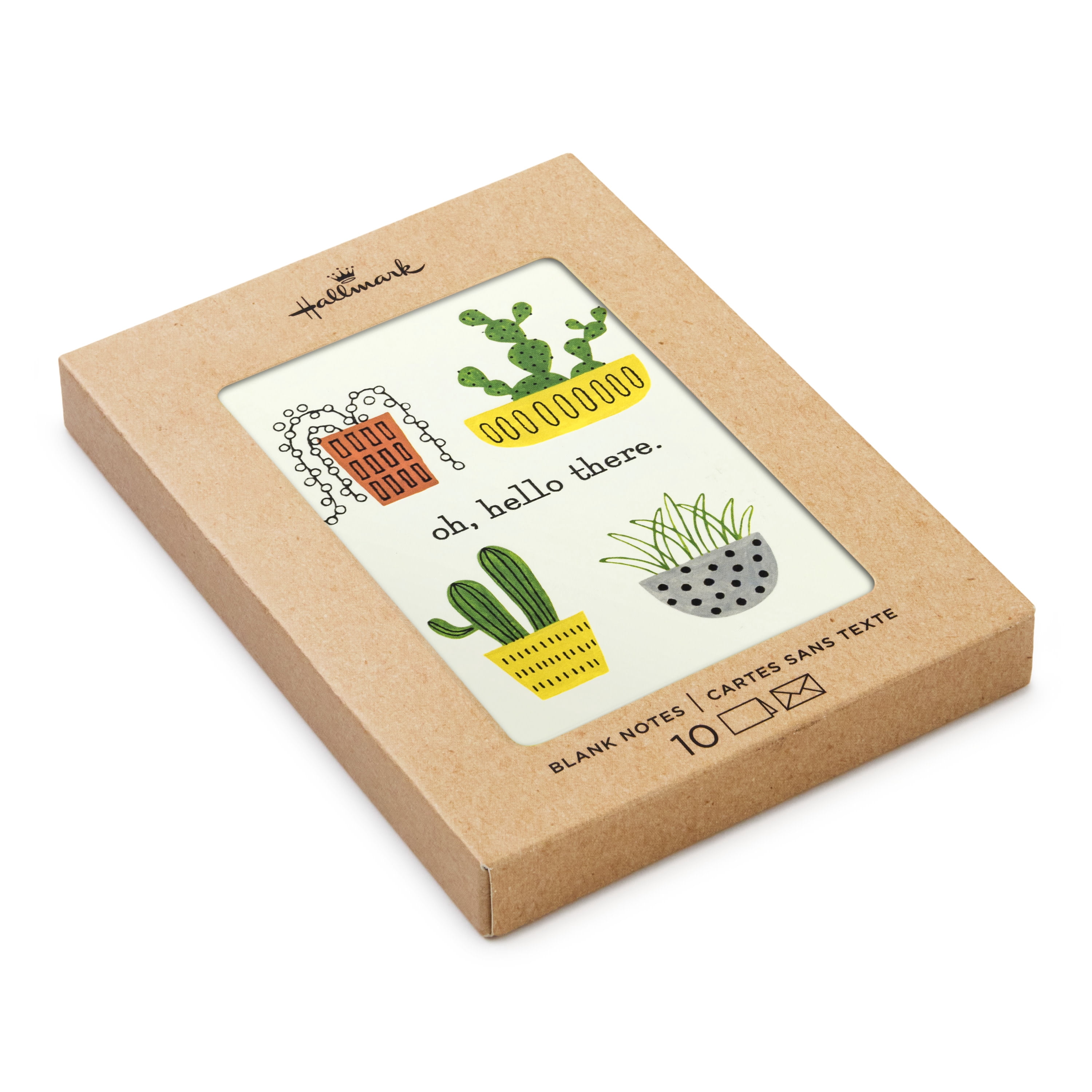 Hallmark Blank Thinking of You Notes (Potted Plants), Pack of 10