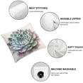 thumbnail image 6 of nygtbtfer Flower Decorative Throw Pillow Cover Pillow Case Square Cushion Cover,Multi-Size White, 6 of 7