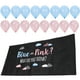 thumbnail image 3 of KAKOWELY 1 juego de globos para revelar el género, globos de látex, globos de fiesta, globos rosas y globos azules., 3 of 5