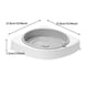 thumbnail image 2 of Giratorio Para Baño, Perforador De Pared Multifuncional, Estante De Esquina Giratorio Gratis, Estante De Almacenamiento Para Inodoro Y Cocina Advancent HA041372-02, 2 of 6