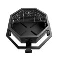 thumbnail image 3 of MistMo Octagon Wood Fire Pit with Grill, 35" Metal Firepit Black, 3 of 5