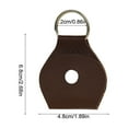 thumbnail image 3 of COM1950s Guitar Pick Holder Keychain,Leather Pouch for Picks and Coins,Compact and Lightweight Accessory for Musicians, 3 of 7