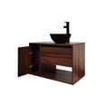 thumbnail image 2 of Gabinete para Baño con Ovalín y Llave Mezcladora, Mueble con Puerta y Cajón, Lavabo Moderno con Almacenamiento, Diseño Minimalista., 2 of 6