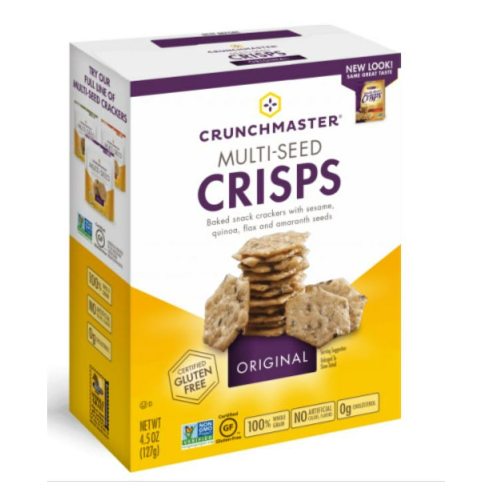 Crunchmaster Original Multi Grain Crisps Crackers, 4.5 Oz. Walmart